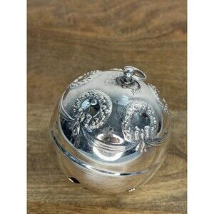 Towle 1981 Silverplate Christmas Bell Ornament #3215 Vintage